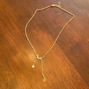 Moon & Stars Night Sky Astronomy Necklace